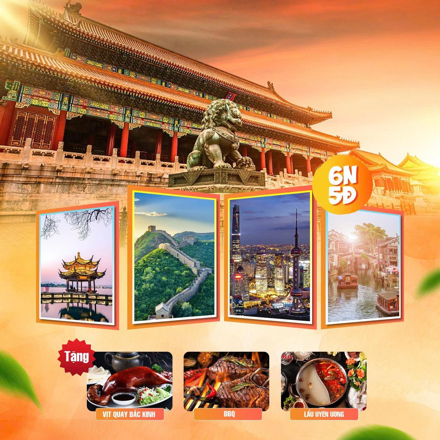 Bắc Kinh - Thượng Hải - Ô Trấn - Hàng Châu - Hạ Môn