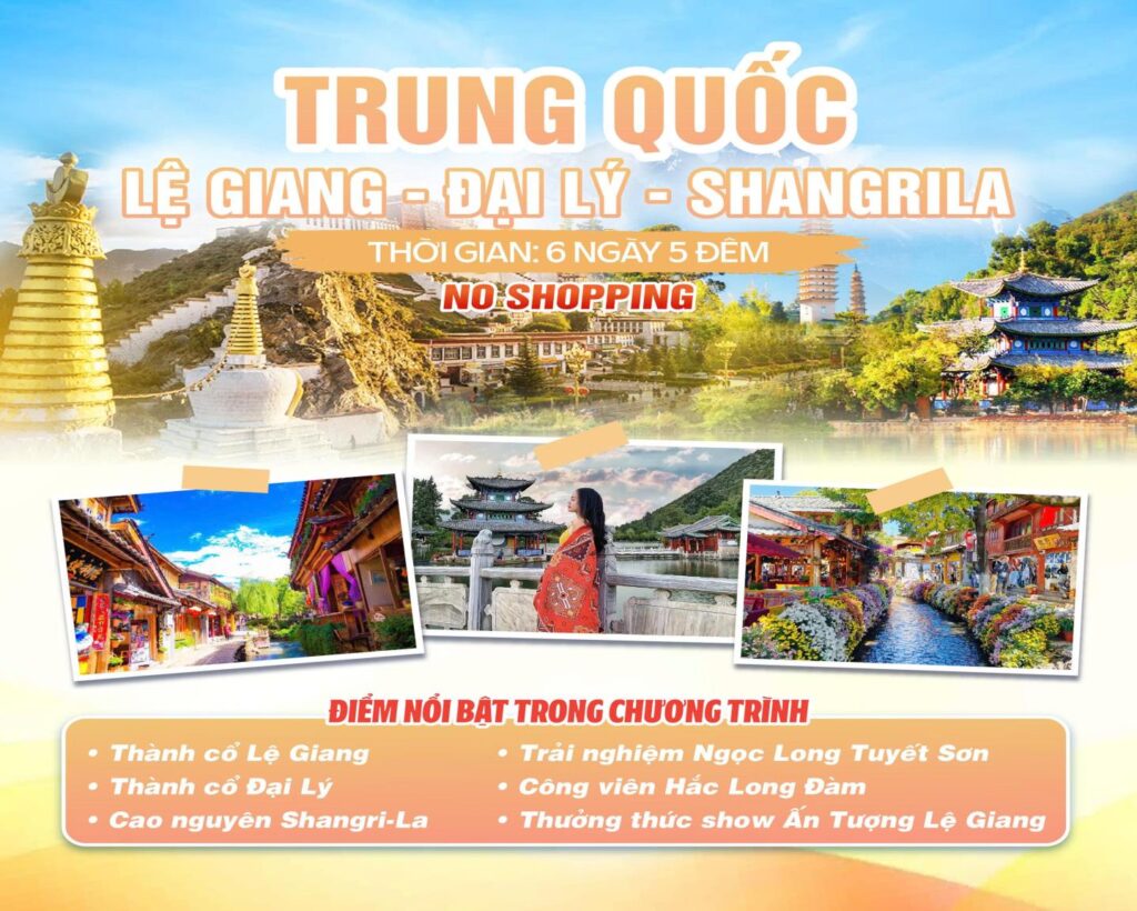 TIỂU TÂY TẠNG TRUNG QUỐC , LỆ GIANG, ĐẠI LÝ, SHANGRILA